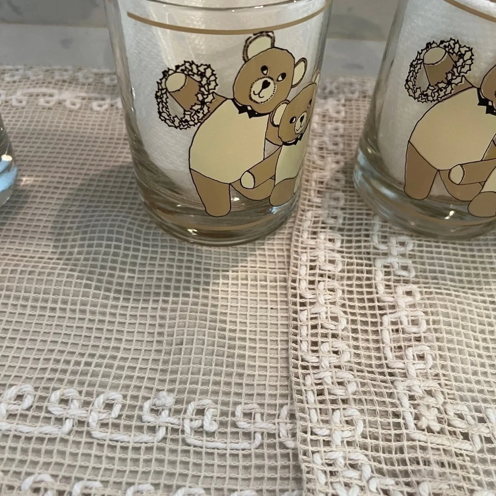 MCM VTG George Briard Barware Lowball Drinking glass Set of 4